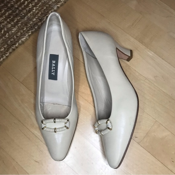Bally Shoes - Bally Vintage Leather Fern Pump Nappa Flex 7M